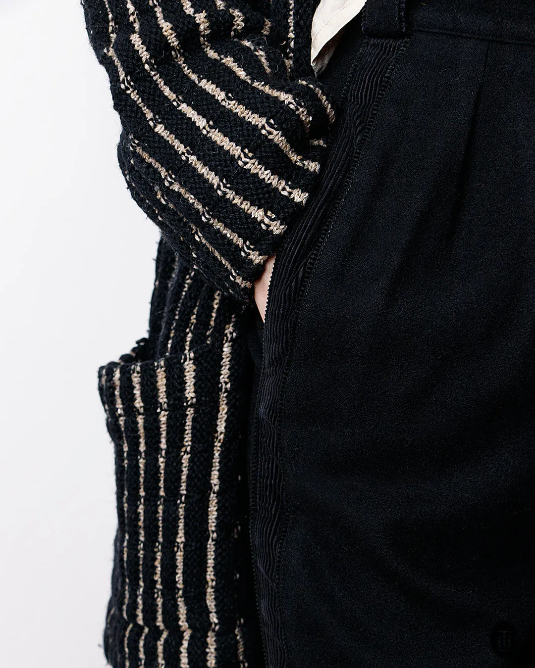 1970s Yves Saint Laurent Tricot Woollen Cardigan S