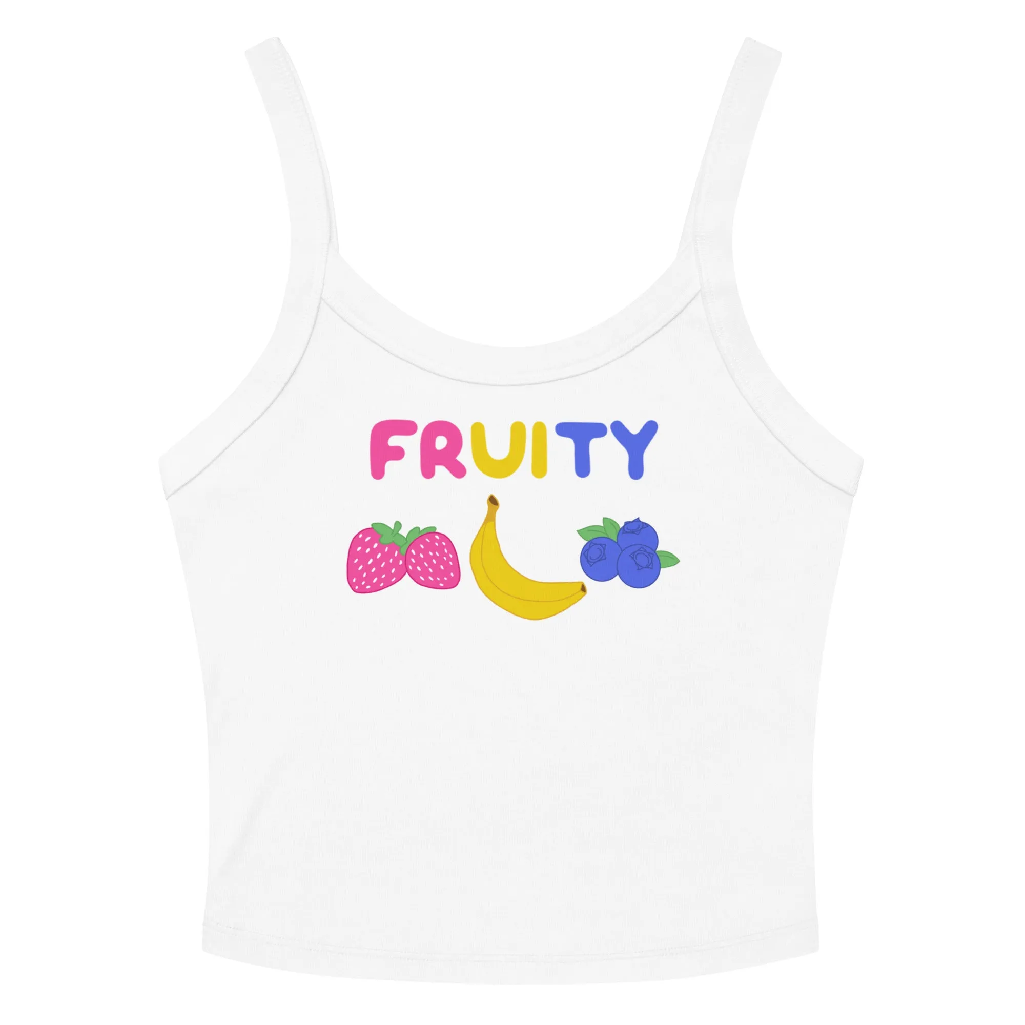 Fruity Pansexual Scoop Neck Tank Top