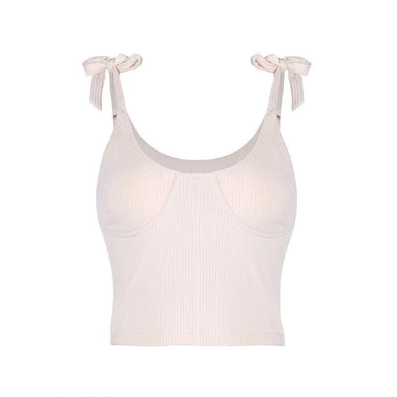 KittenAlarm - Nevaeh Underwire Tie Strap Top