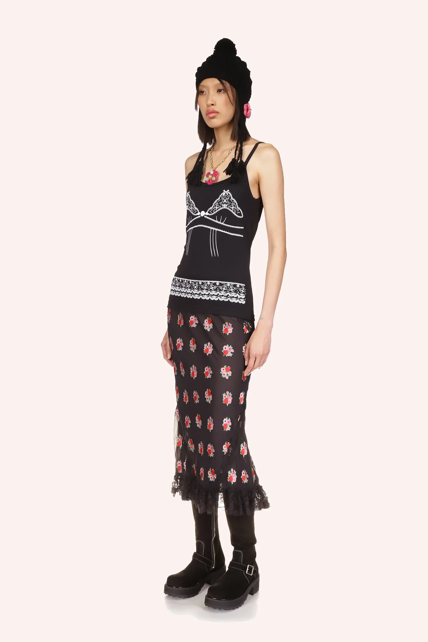 Lingerie Printed Tank Top