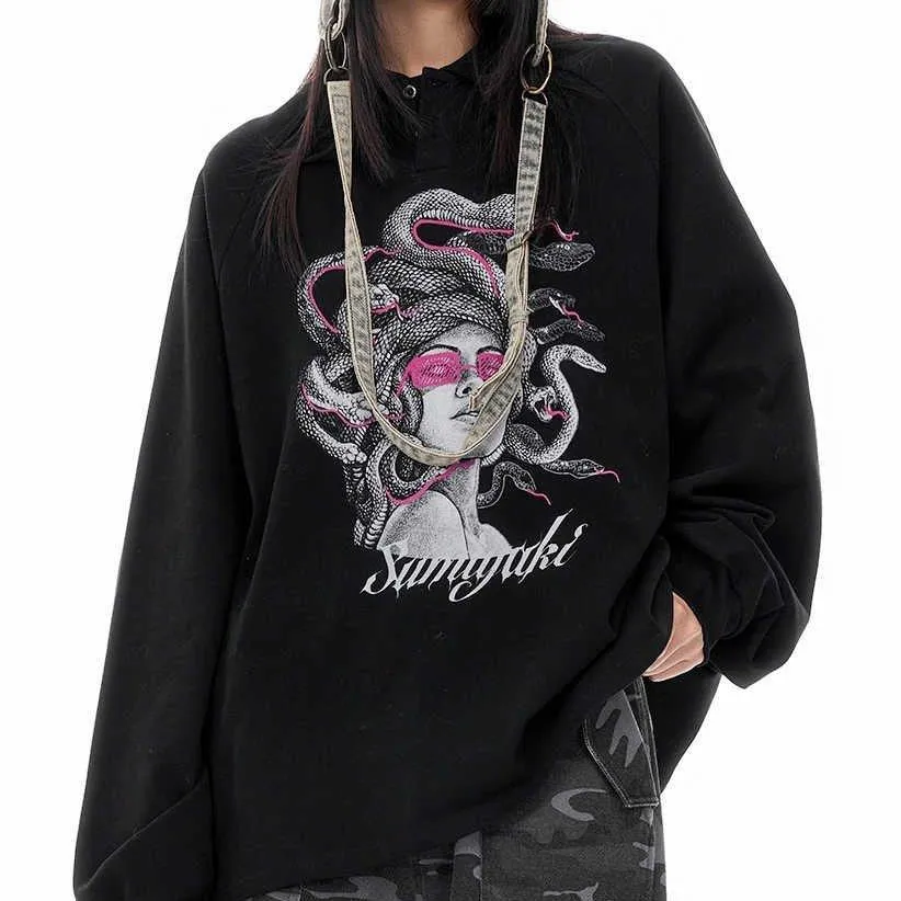 Medusa Snake Polo Sweater – Long Sleeve
