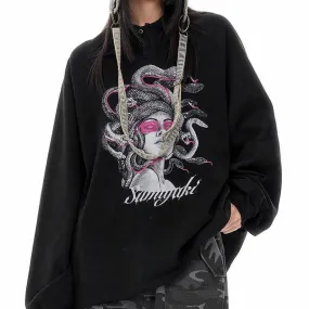 Medusa Snake Polo Sweater – Long Sleeve