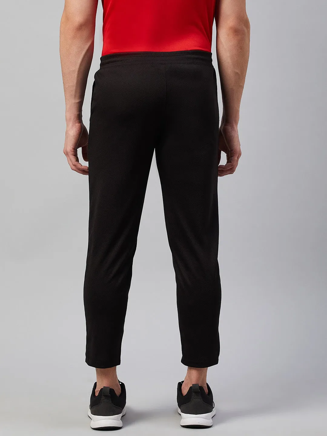 Men Printed Grey/Black Hiking Track Pants (Pack of 2)