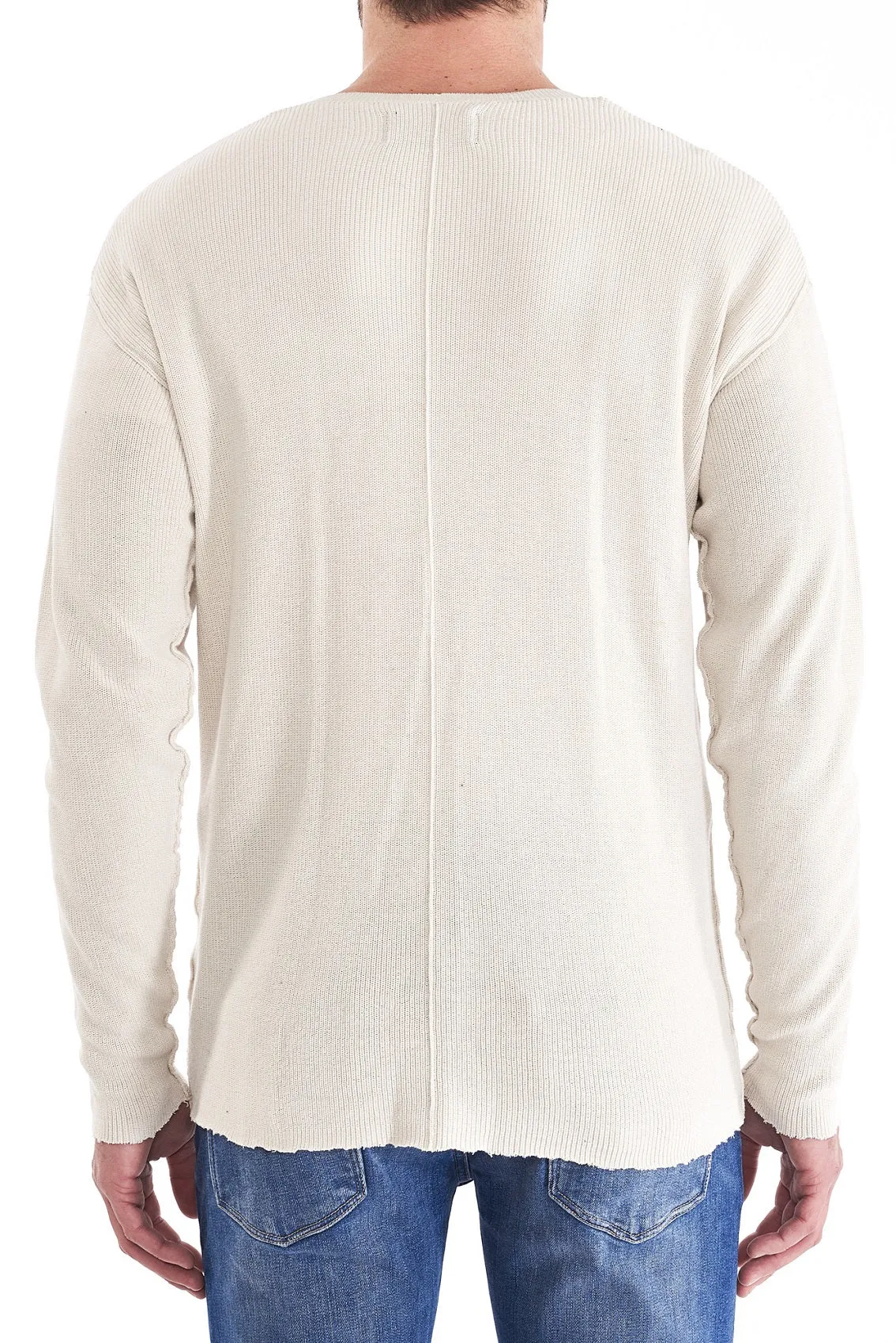 Neuw MENS INDIE CREW KNIT STONE
