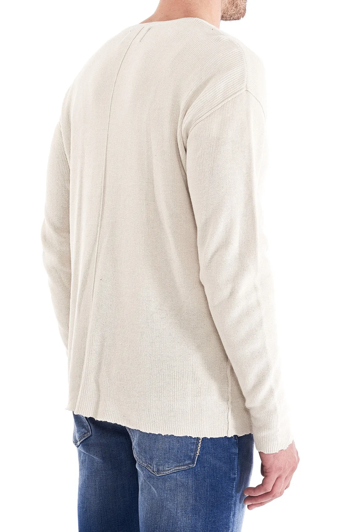 Neuw MENS INDIE CREW KNIT STONE