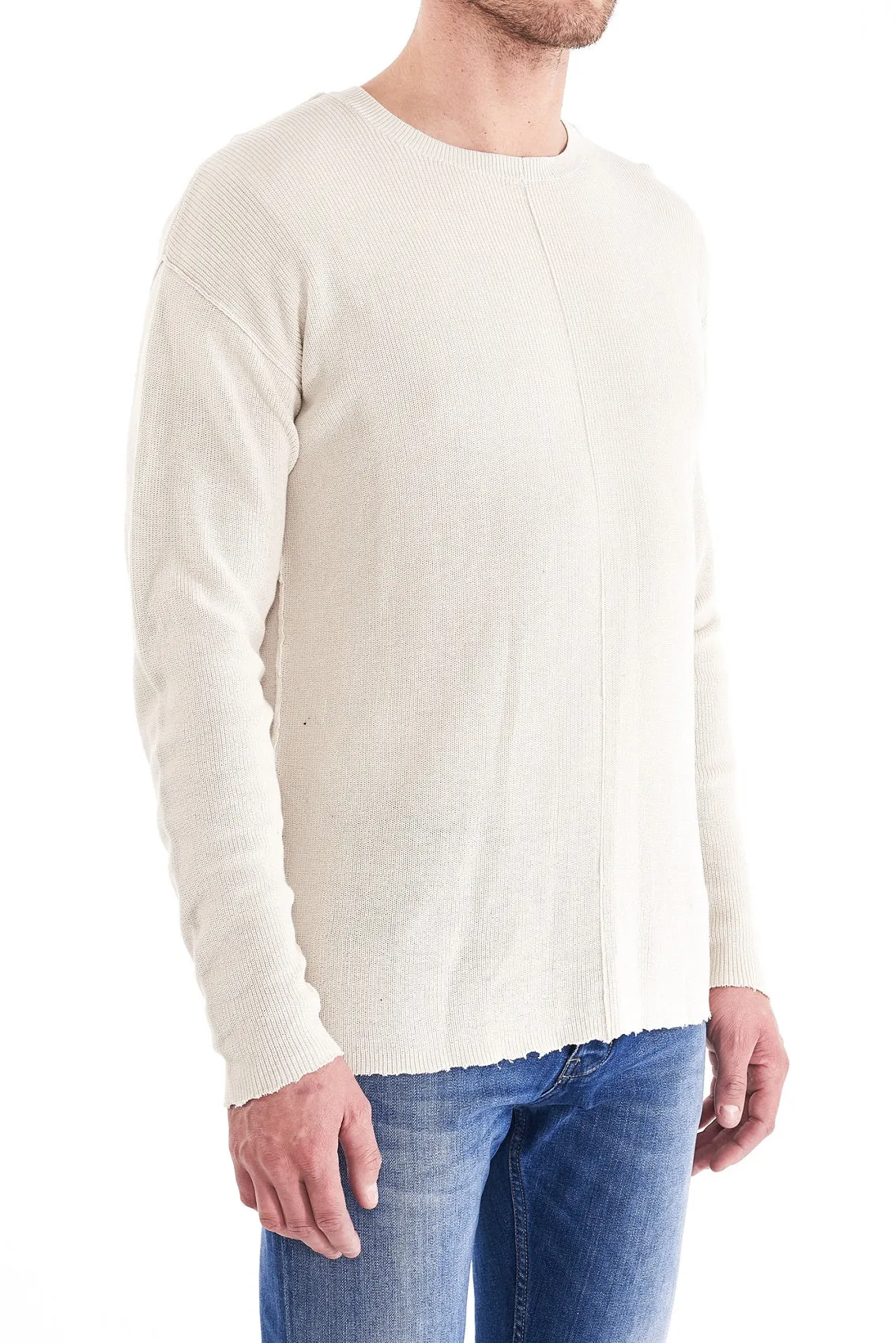 Neuw MENS INDIE CREW KNIT STONE