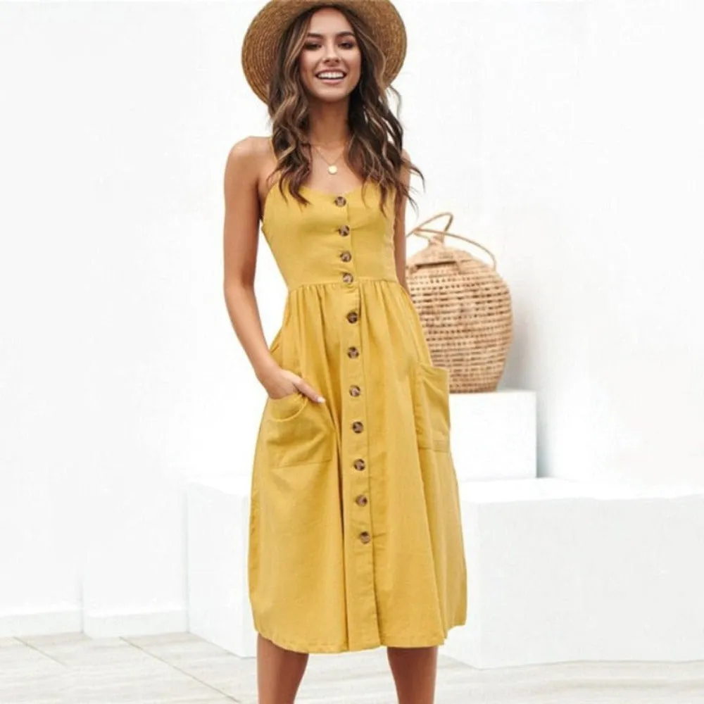Print Floral Stripe Long Dress Sexy V-Neck