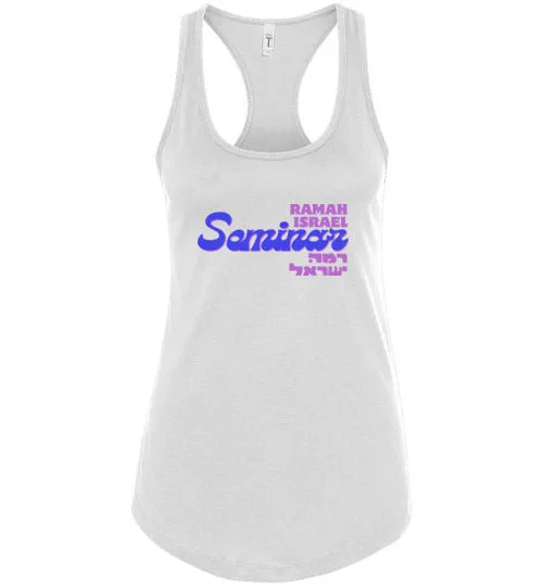 Ramah Israel Seminar Racerback Tank - Purple Logo