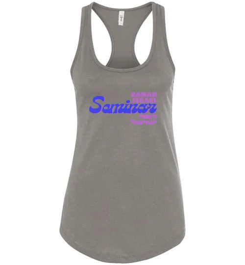 Ramah Israel Seminar Racerback Tank - Purple Logo
