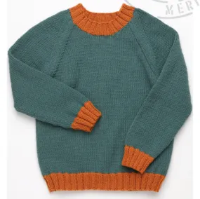 Red Heart Knit Kid's Pullover