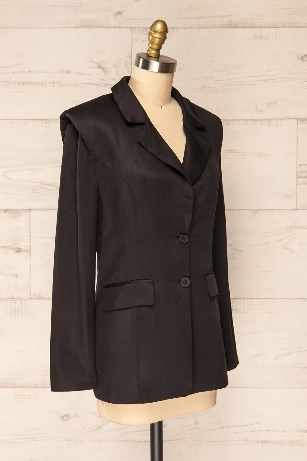 Routard | Black Buttoned Blazer