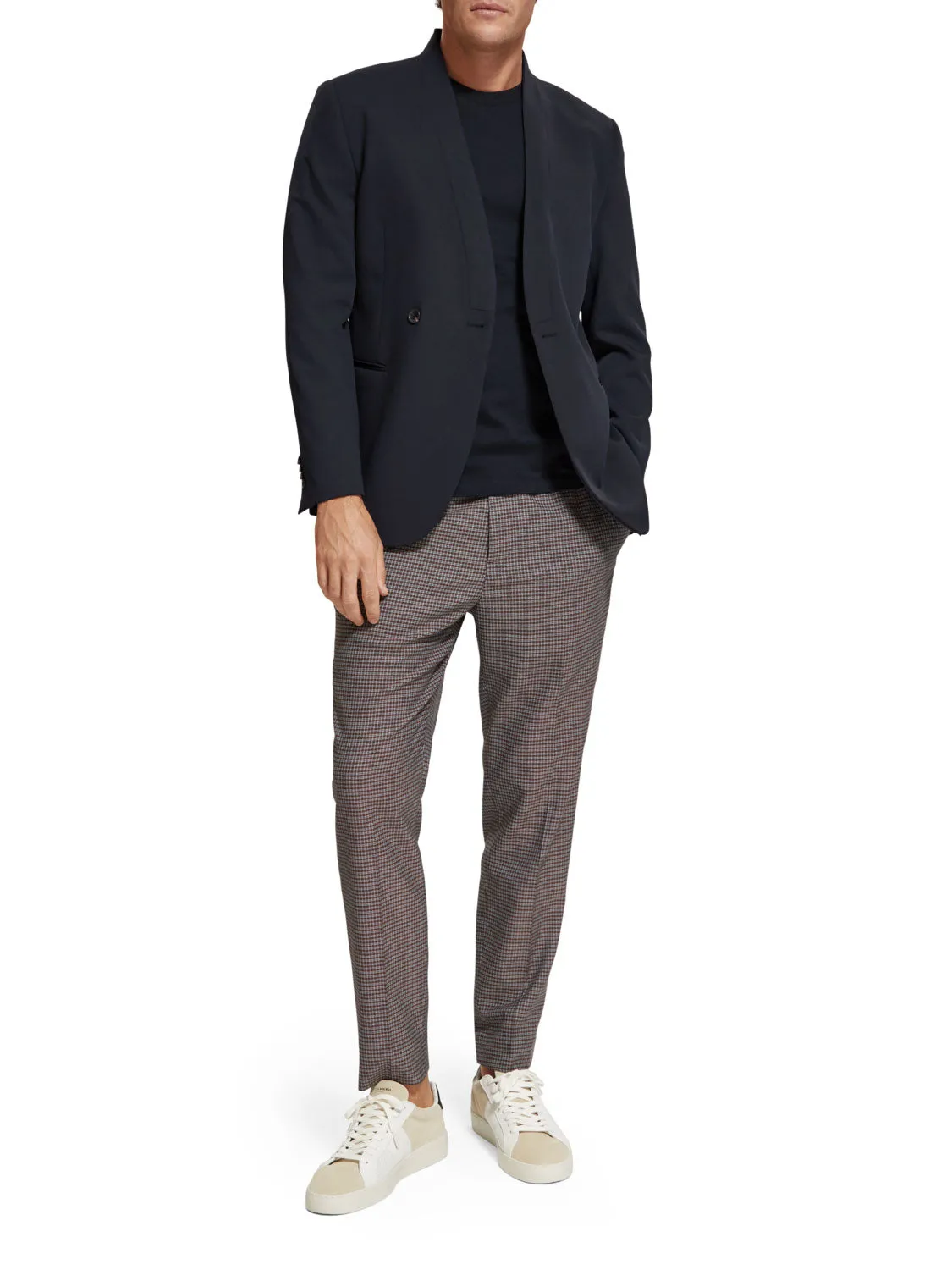 Scotch and Soda Double Breasted Kimono Collar Blazer - Night