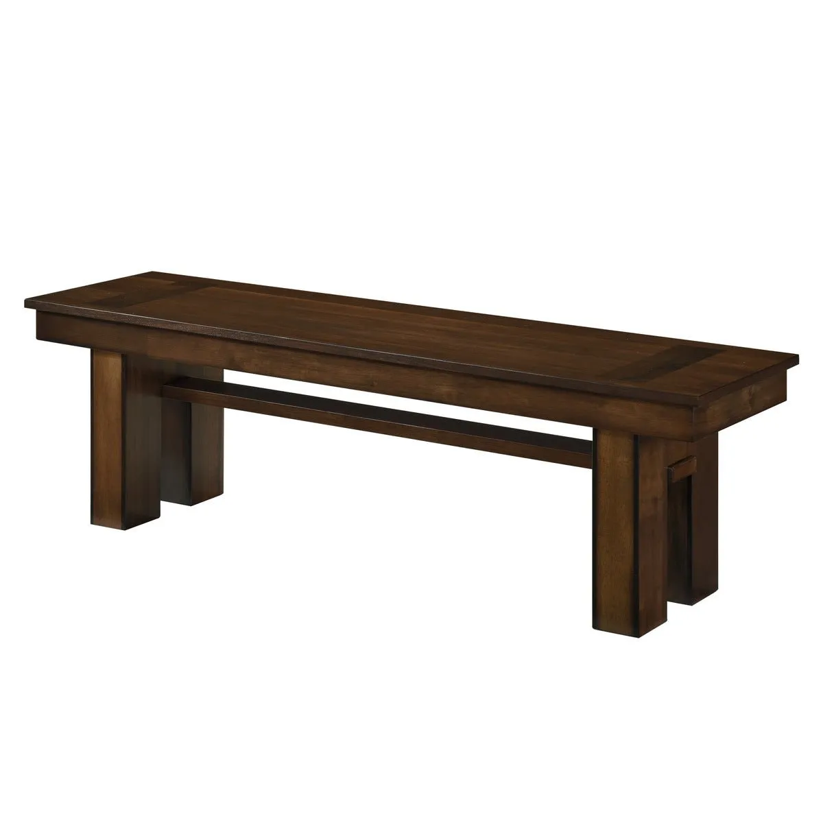 Sedley 58 inch Walnut Bench