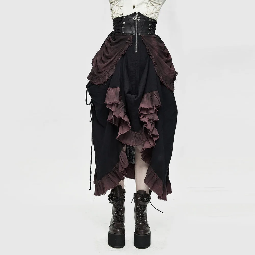 Steampunk Gorgeous Muti-layered Skirt SKT094