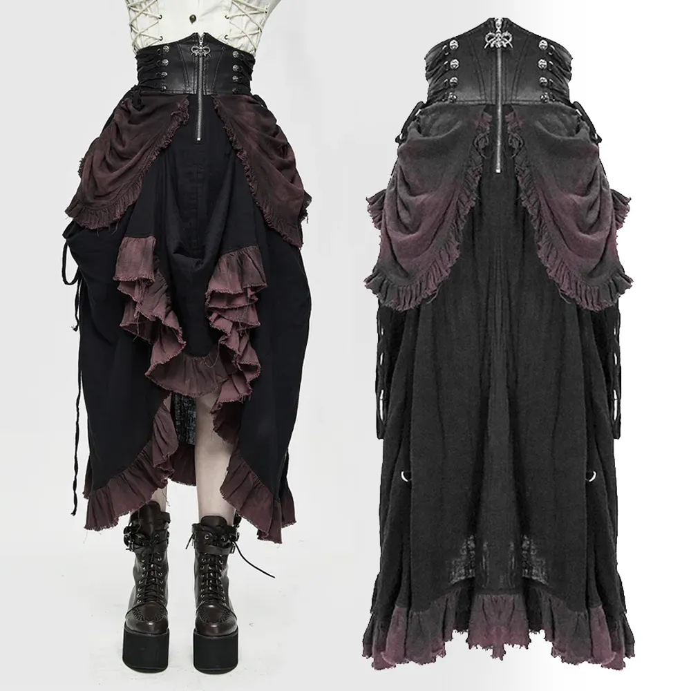 Steampunk Gorgeous Muti-layered Skirt SKT094