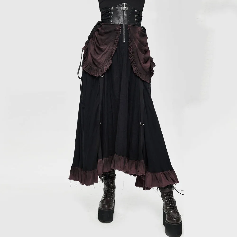 Steampunk Gorgeous Muti-layered Skirt SKT094