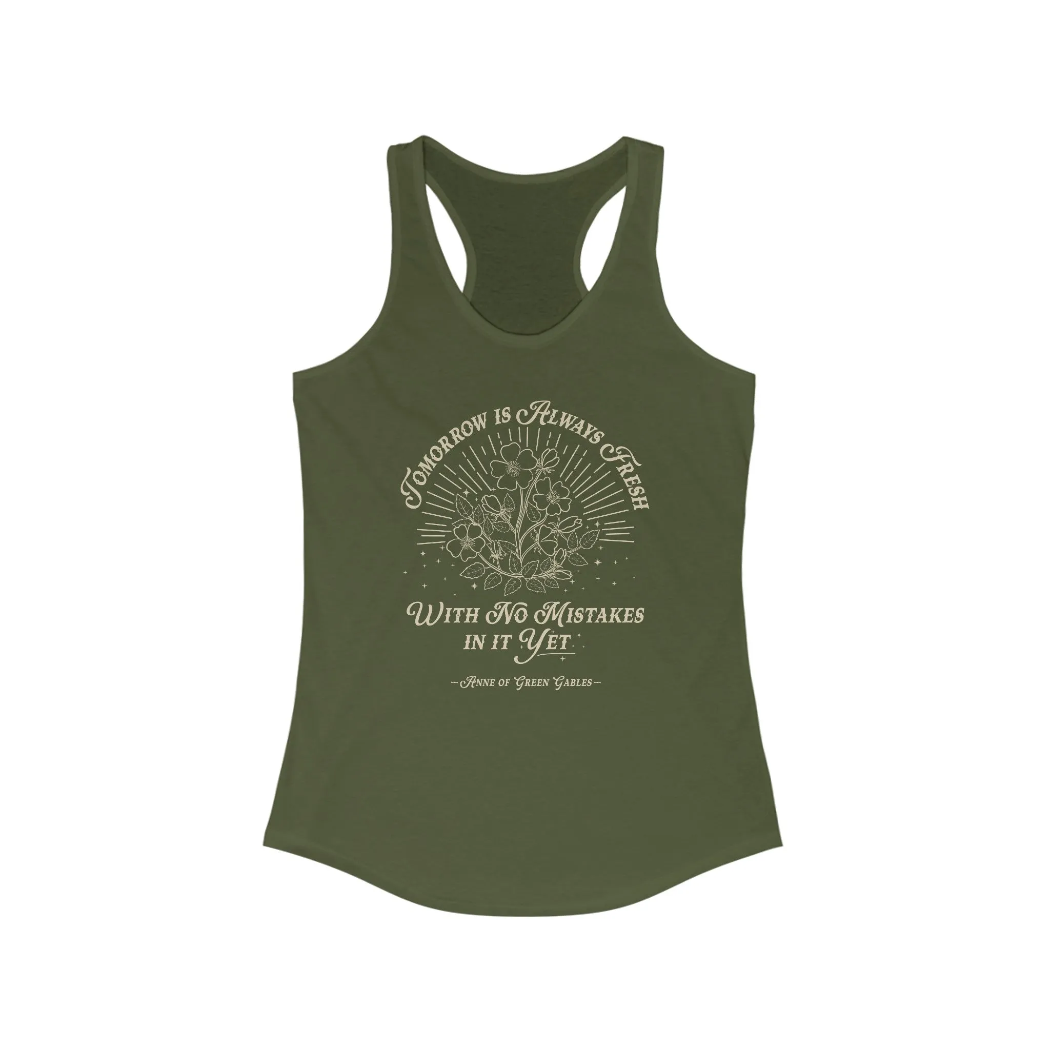 Tomorrow Is Always Fresh Racerback Tank Top