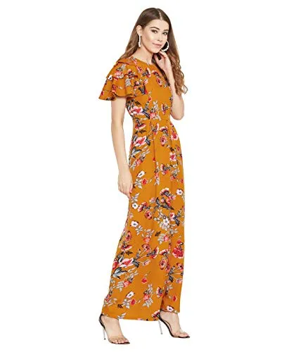 Uptownie Lite Women's Maxi Jumpsuit (Yellow,XX- Large)
