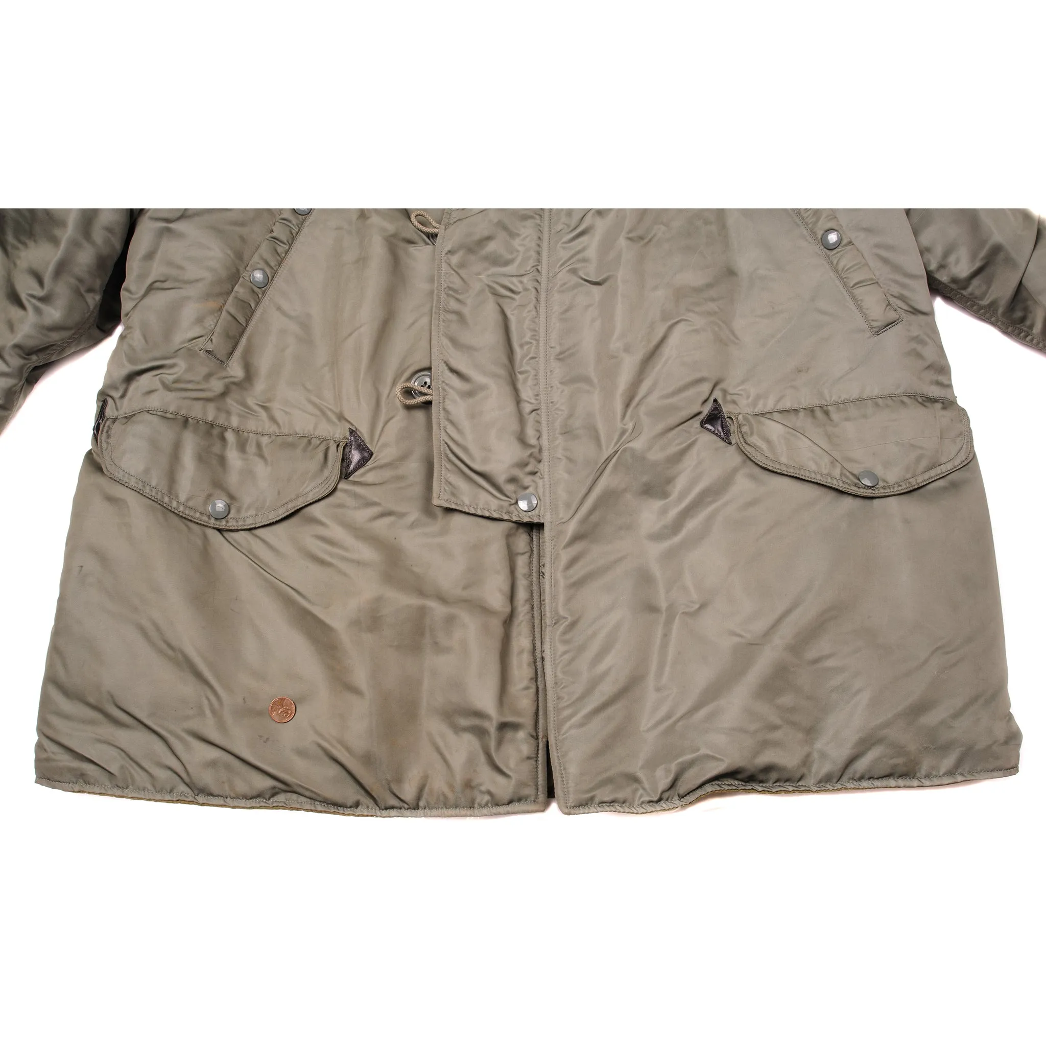 VINTAGE USAF N-3B N3B FLIGHT PARKA 1964 VIETNAM WAR SIZE XL