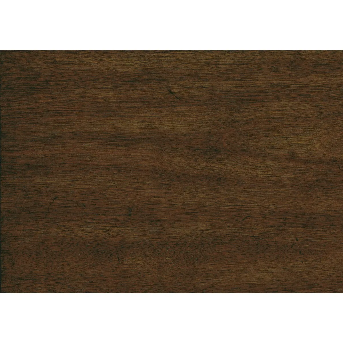 Walnut Finish Birch Veneer End Table with Drawer and Shelf